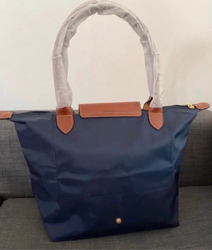 Sac fourre-tout bleu marine taille L - photo numéro 2