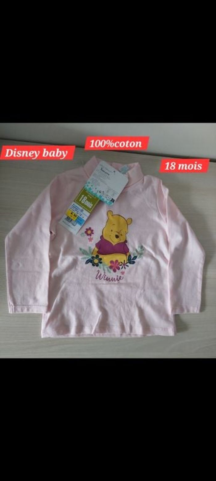 Sous pull Winnie l'ourson fille 18mois