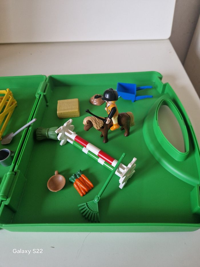Playmobil valisette poney enfants - photo numéro 3