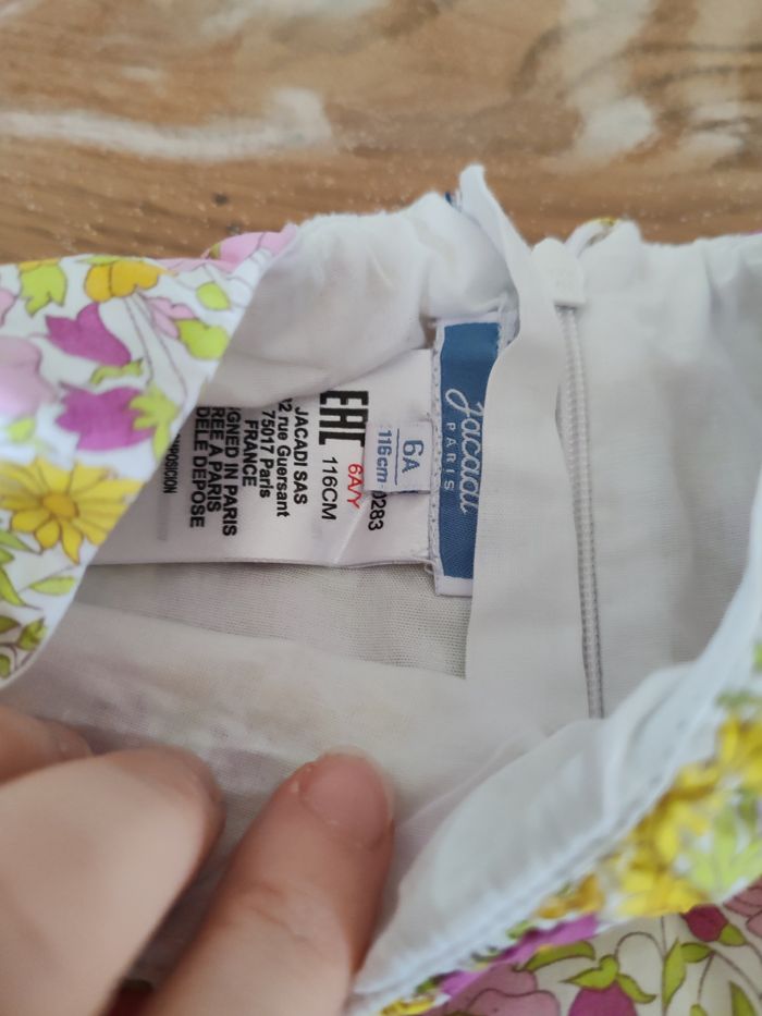 Robe Jacadi manches courtes liberty 6 ans - photo numéro 2