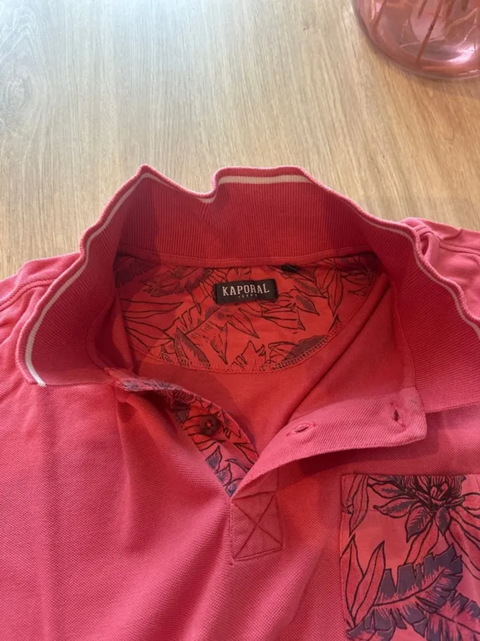 Polo homme kaporal rose - photo numéro 3