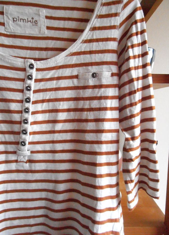 T-shirt rayé femme, Pimkie, taille M 38 - photo numéro 4