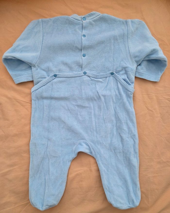 Lot de 3 babygros velours 12 mois - photo numéro 7