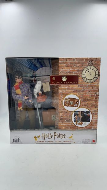 Coffret figurine Harry Potter Hogwarts Express Quai 9 Mattel neuf
