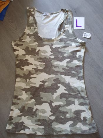 Maillot t-shirt débardeur femme taille L