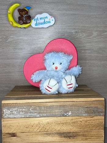 KAL373 doudou ours 🐻 rouge kaloo