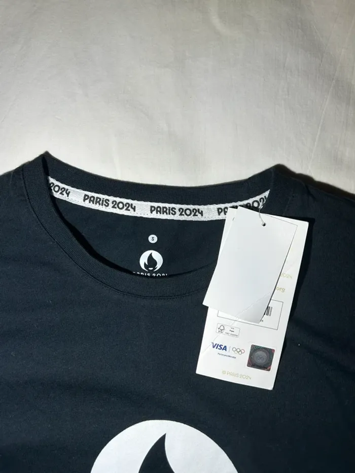 T-shirt jeux olympiques Paris 2024 noir - photo numéro 6