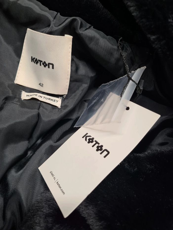 Veste fourrure synthétique koton - photo numéro 3
