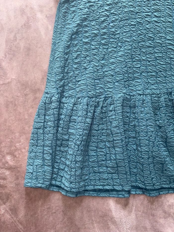 Robe Zara taille S couleur turquoise en très bon état. - photo numéro 4