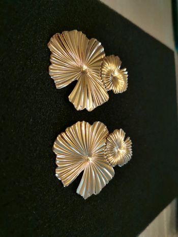 Boucles d'oreilles style bohème dorées
