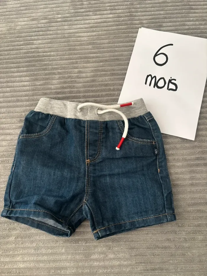 Short en jeans Obaibi - 6 mois