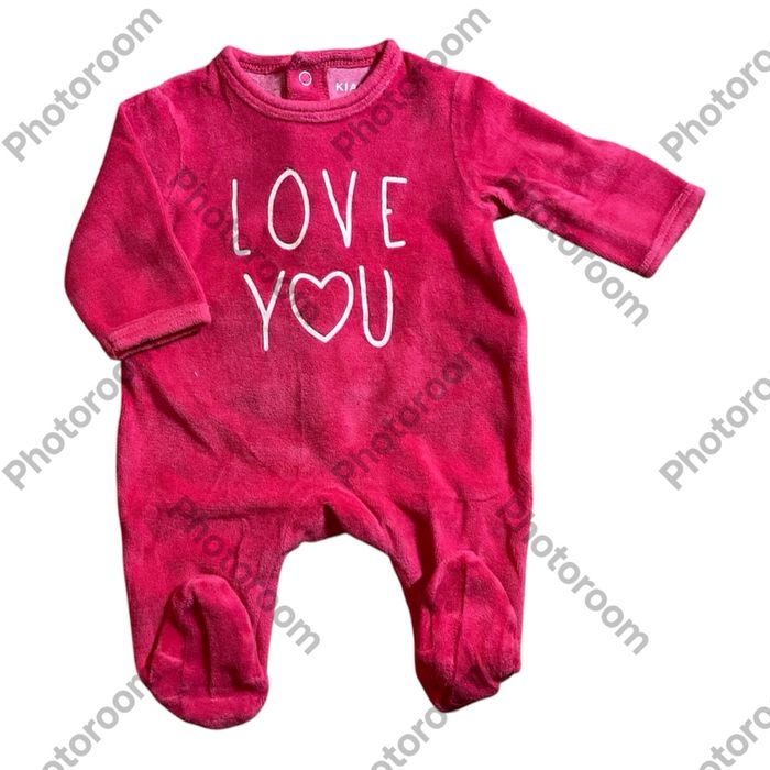 Kiabi Pyjama Grenouillère fuchsia Taille 1 mois