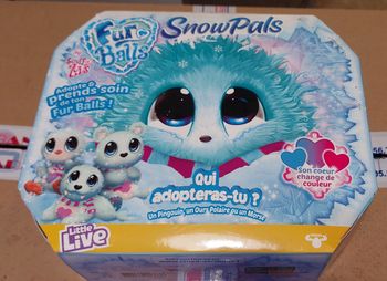 Peluche Fur Balls Snow Pals