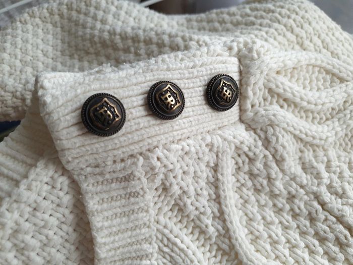 Pull à torsades crème - photo numéro 6