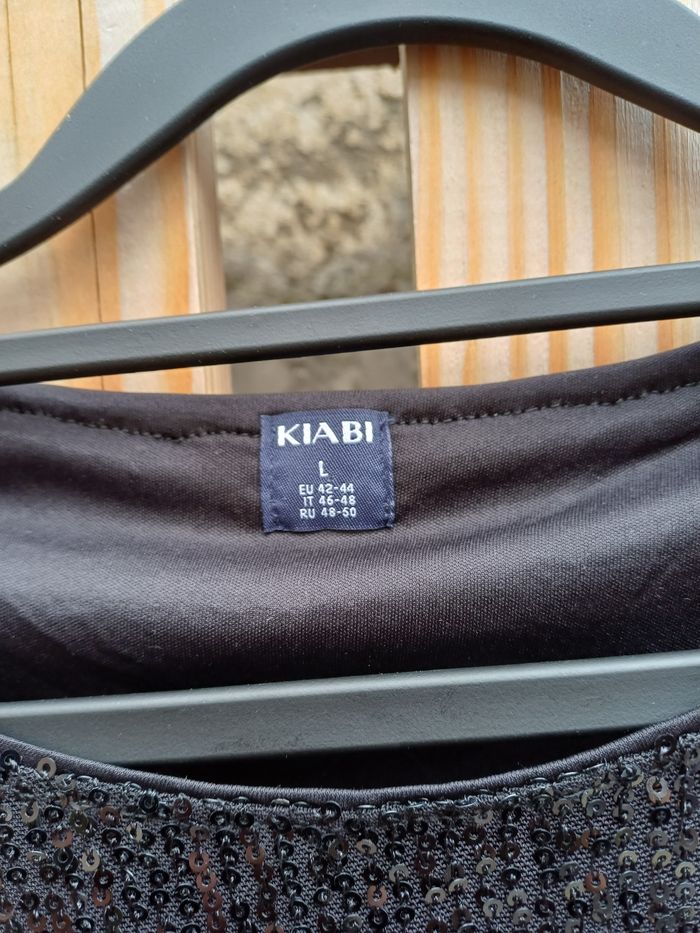 Joli haut noir strass idéal fête Kiabi - photo numéro 5