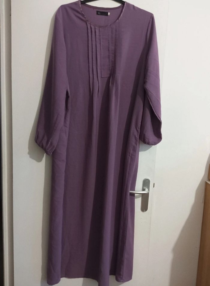 Abaya mauve taille L/XL