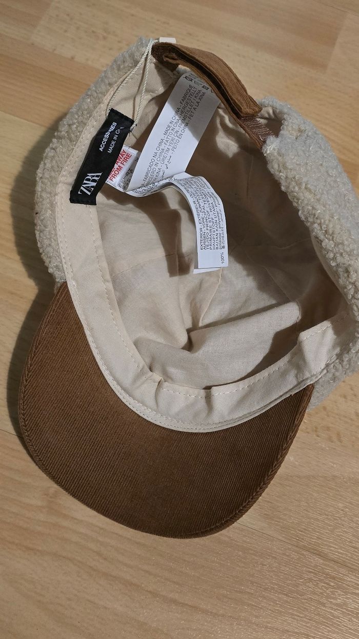 (Neufs non portés)🏷🤩🥰💙superbe  lot cagoule et casquette sherpa 3ans garçon💙😍🤩 - photo numéro 6