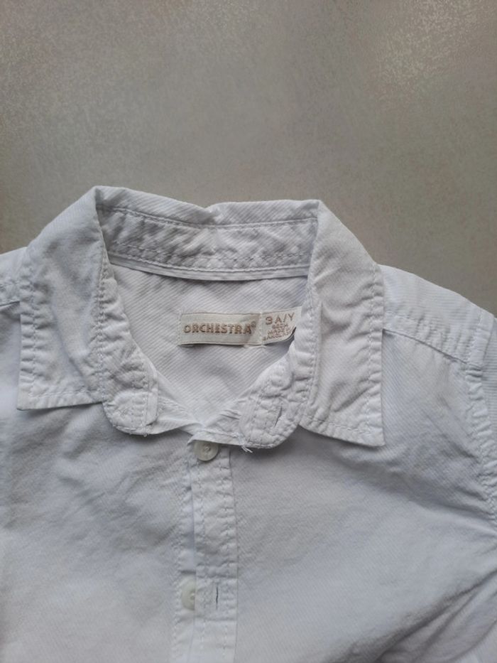 Chemise blanche 3A Orchestra - neuve - photo numéro 2