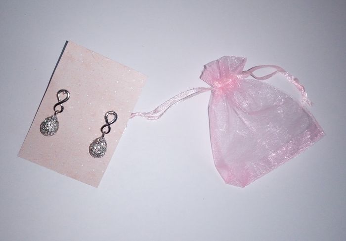 Boucles d'oreilles argentées fête - photo numéro 3