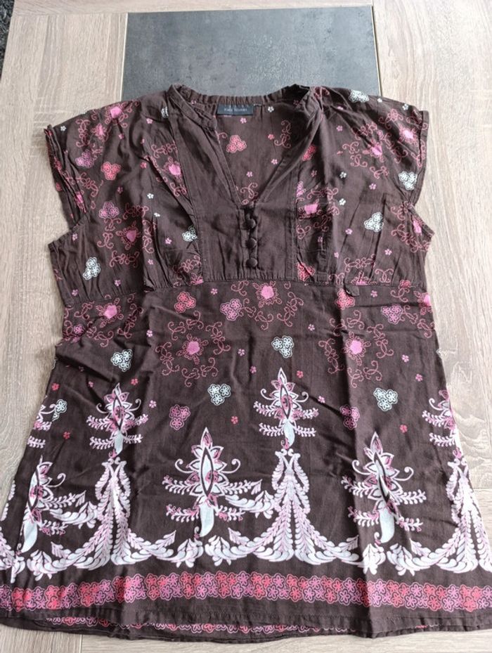 blouse manches courtes taille 40