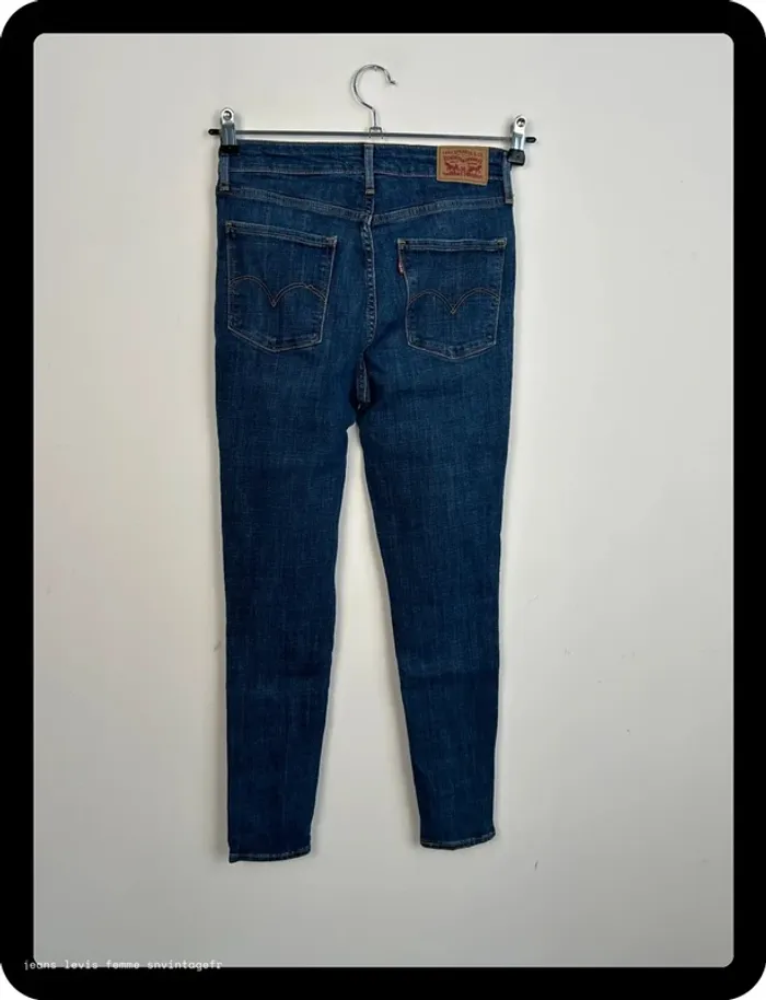 Jean Levi's Femme 721 High Rise Skinny Marine | Taille W29 L30 FR38 | BP143
