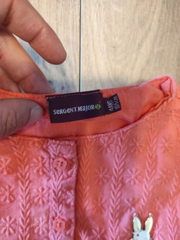 Chemise/ Tee-shirt Sergent Major 4 ans TBE - photo numéro 6