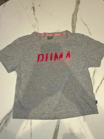 T-shirt gris classique – Taille 12 ans – Puma