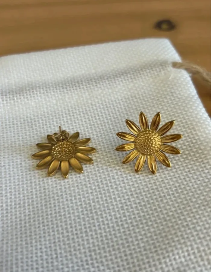 Boucle d’oreille fleurs Louyetu - photo numéro 3