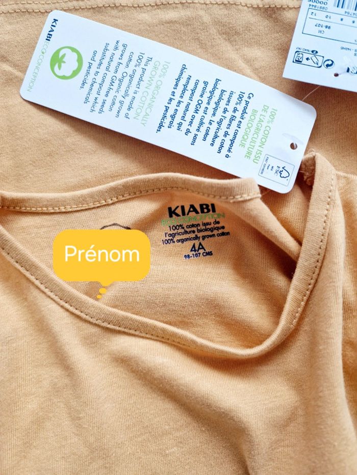 Kiabi - Tee-shirt manches longues, col rond - Neuf avec étiquette ! (4 ans) - photo numéro 5