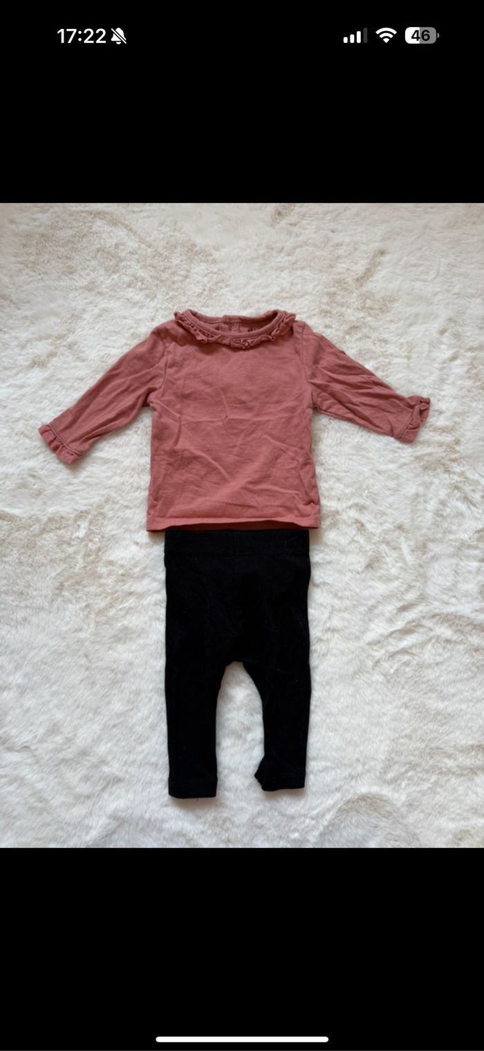 Ensemble bébé fille pull+ legging