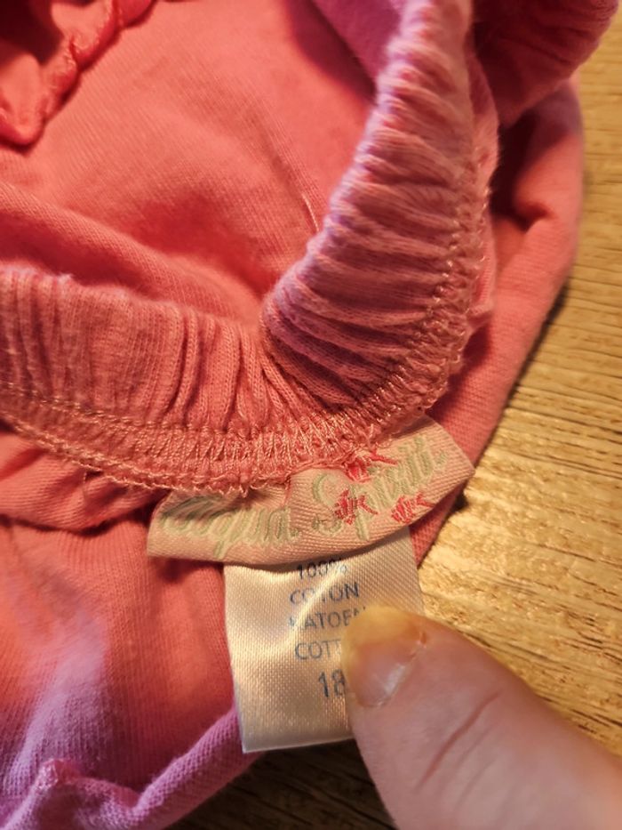 Jupe courte rose, avec froufrous, 18 mois, - photo numéro 5