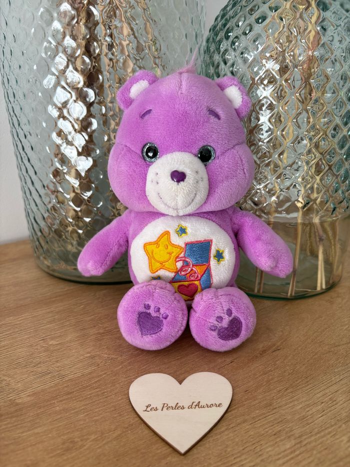 Bisounours violet surprise cadeau