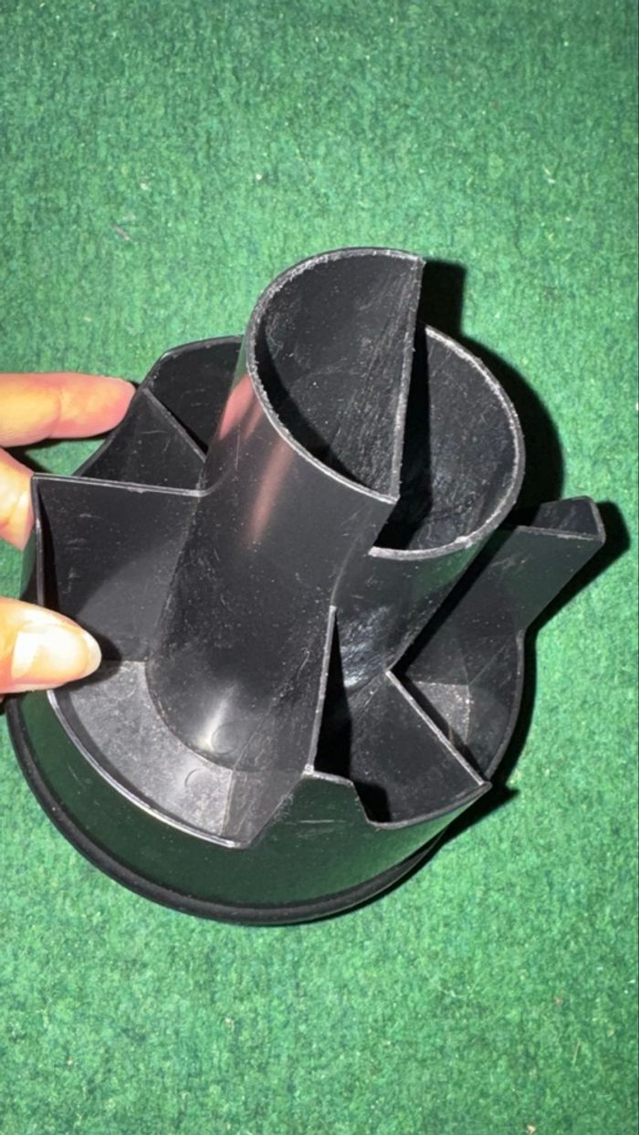 Porte-crayon rotatif noir