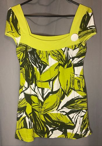 Tee-shirt à motifs »Cache-Cache »vert pistache,noir et blanc