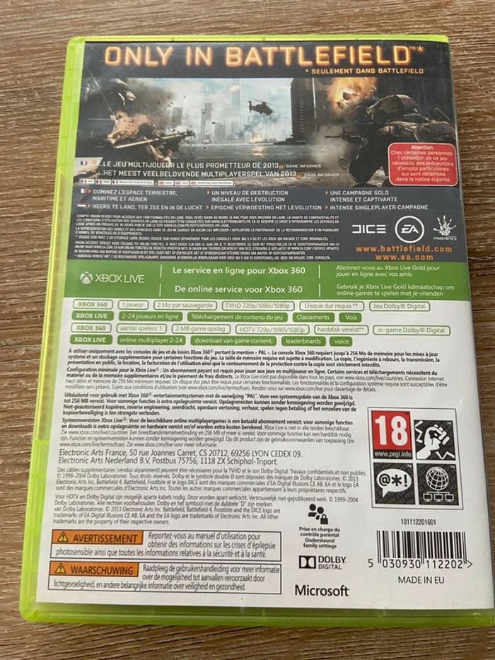 Lot de 3 jeux battlefield xbox 360 - photo numéro 16