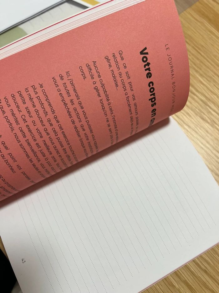 Le journal bonjour mon corps - photo numéro 7