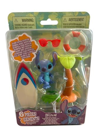 Coffret Disney Stitch ensemble de jeu Hang Ten 6 pièces Just Play neuf