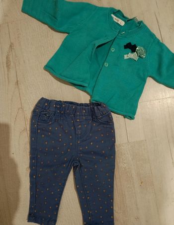 Ensemble fille 3 mois 