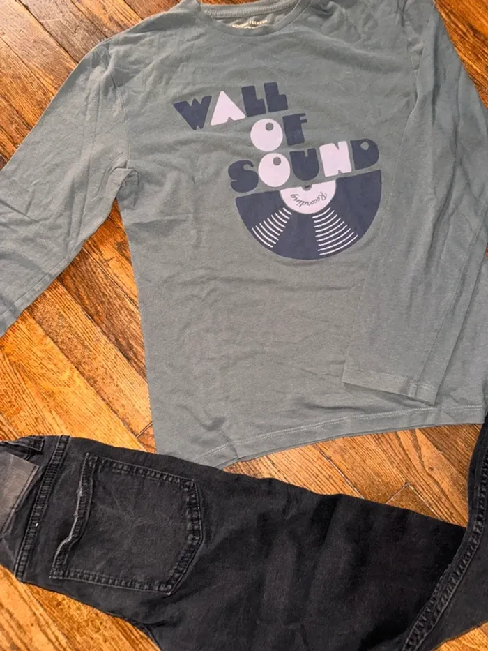 T-shirt Monoprix et jeans Zara  14 ans - photo numéro 2