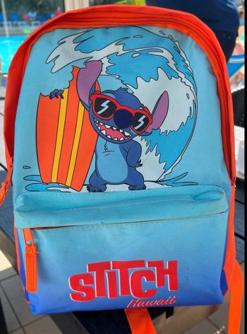 Très beau cartable école maternelle sac piscine  Disney stitch
