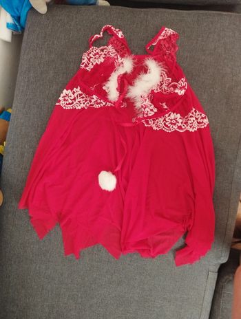 Nuisette rouge taille L