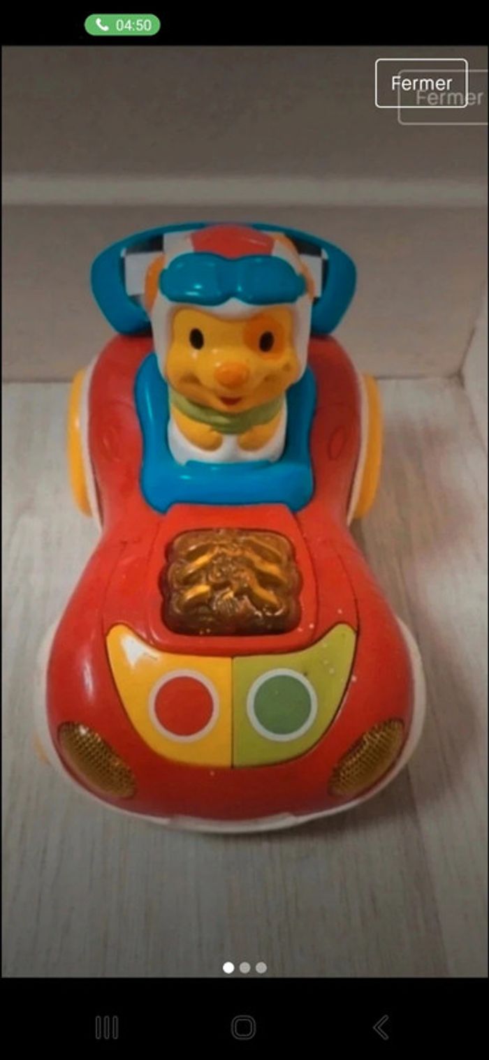 Voiture musicale vtech baby rallye