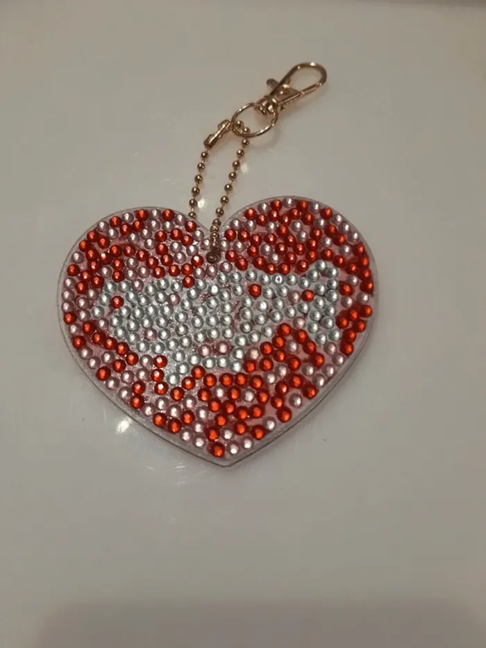 Porte clé coeur