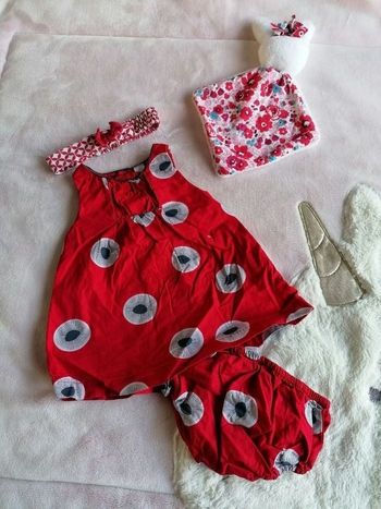 Ensemble Obaibi 3 mois fille