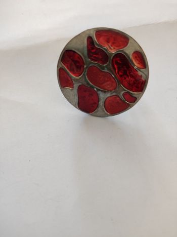 Bague métal argenté