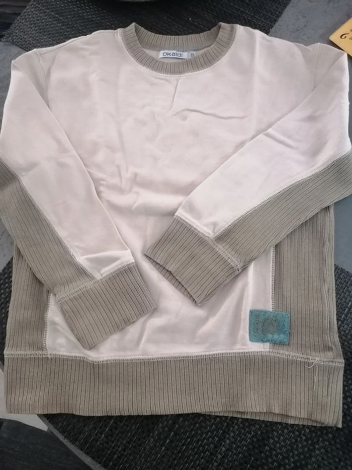 Sweat-shirt garçon 8ans Okaïdi tbe - photo numéro 3