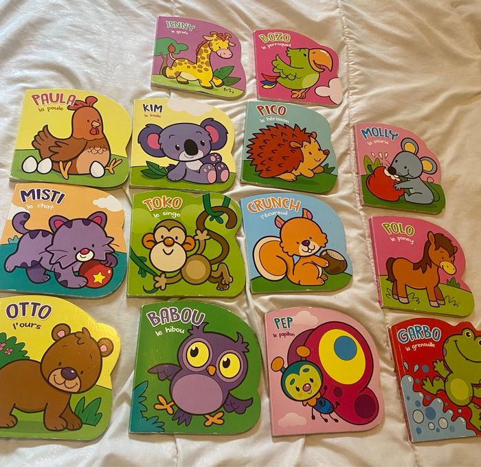 Lot livres animaux pour bébé