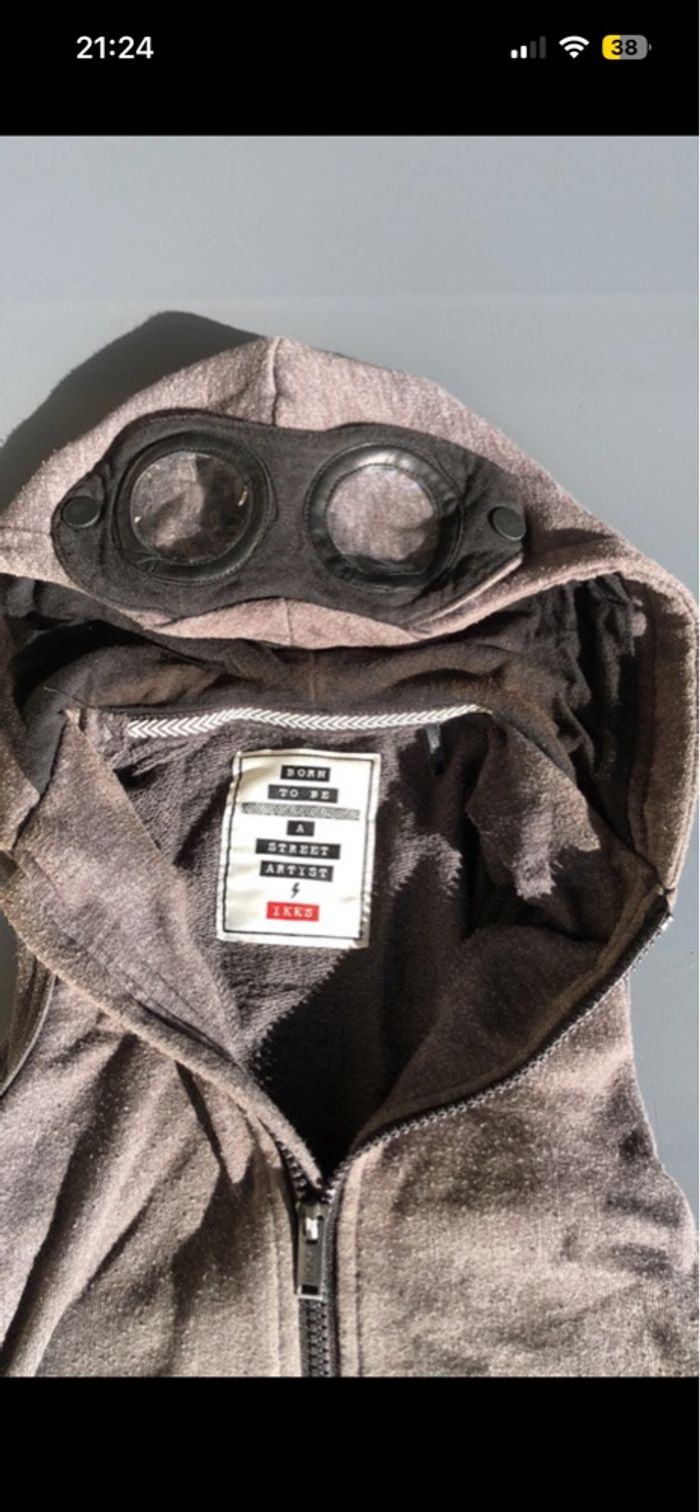 Gilet sans manches IKKS garçon 4ans gris - photo numéro 3