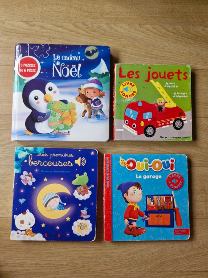 Lot de livres sonores et livre puzzle