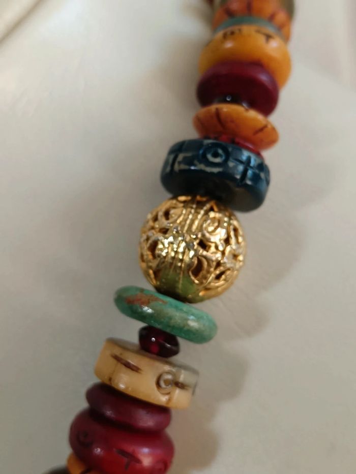 Nature | Collier perles colorés - photo numéro 4